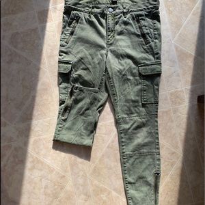Loft Green Jeans Size 6P